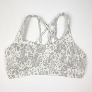 Lululemon Free To Be Serene Bra Cheetah Camo Antique White Multi 10